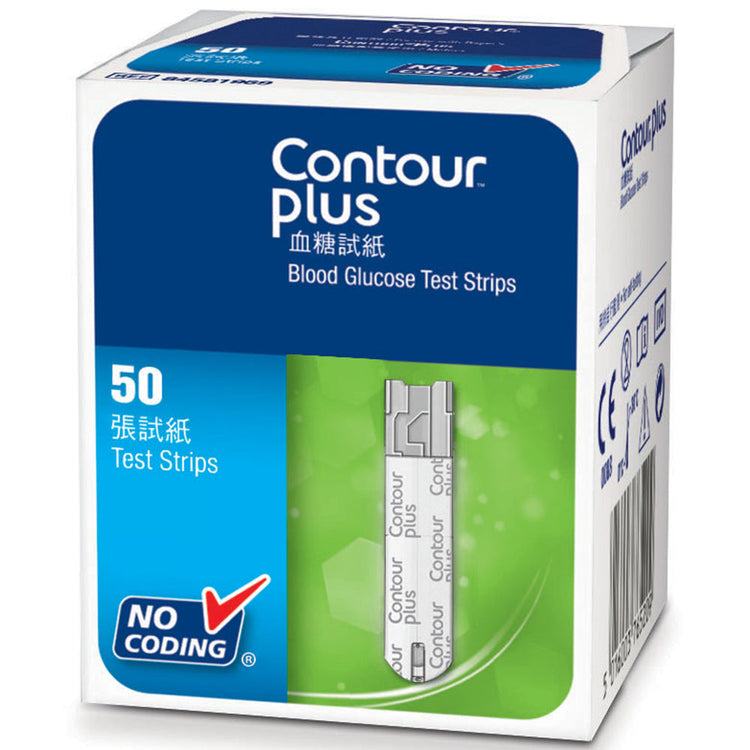 Contour Plus 血糖試紙 (50張)- 香港行貨